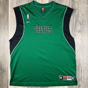 Vintage Nike NBA Boston Celtics Shooting Shirt Dri-Fit Jersey Size Men’s Large